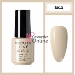Oja Semipermanenta MSKCOLOR LEAD Soak Off UV/LED Cod 013 Baby Nude + 1 Pigment oglinda Cadou